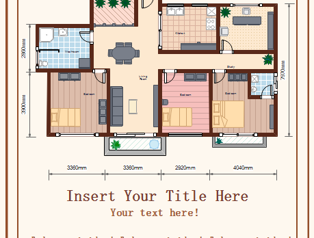 建筑平面布置图例子