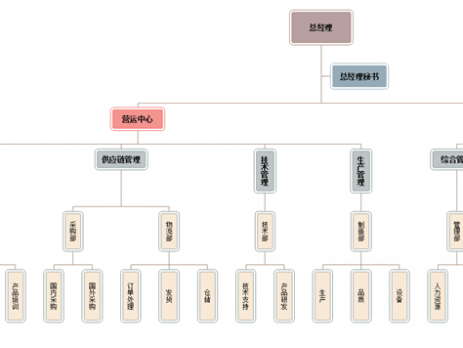 大型公司组织架构图